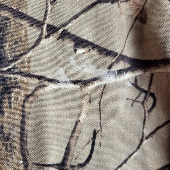 Vintage Carhartt Camoflauge Jacket Coat Men's Medium Realtree Hooded Hunting - Picture 10 of 10